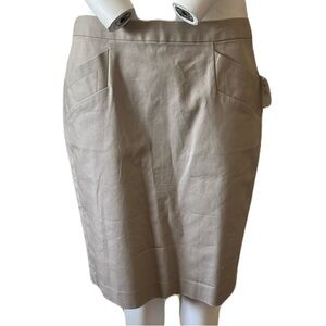 GAP Tan Knee-length Pencil Skirt